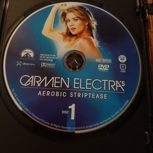 EUC Carmen Electra's Aerobic Striptease DVD- Disc 1 - Picture 3 of 4